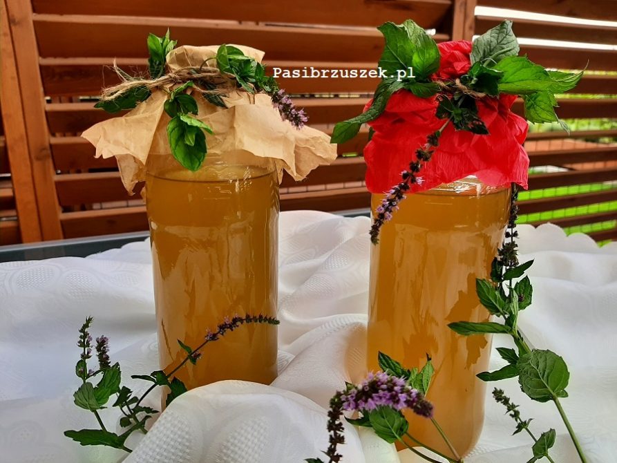 Syrop miętowy do herbaty, lemoniady i drinków