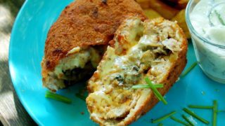 Roladki z karkówki z farszem a’la pizza pieczarkowa, genialny obiad
