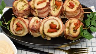 Szaszłyki z kurczaka z pesto